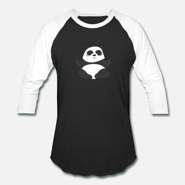 

yoga panda meditates in lotus position t shirt men gift short sleeve size s-3xl unique gift new style summer novelty shirt