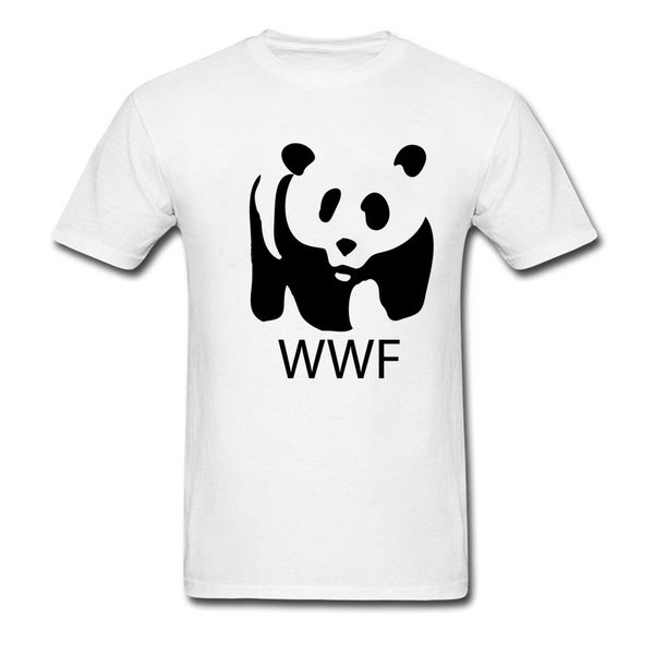 

wwf panda logo designs t shirt for 2018 new arrival famous brand tee shirts 100% breathable cotton never fade 3d print top
