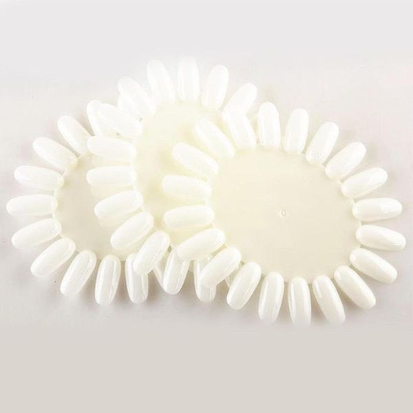 

новые 10шт пластиковые поддельные nail art советы польский gel color display card построение моделей, Red;gold