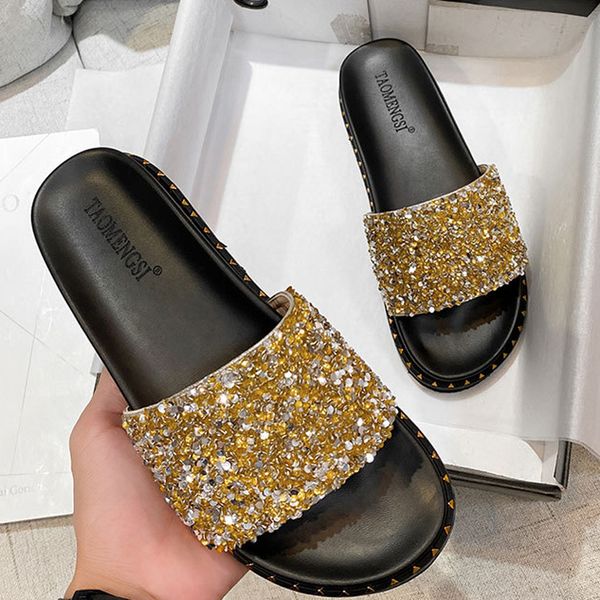 

woman fashion beach slippers pu leather outer wear comfortable flip flop, Black