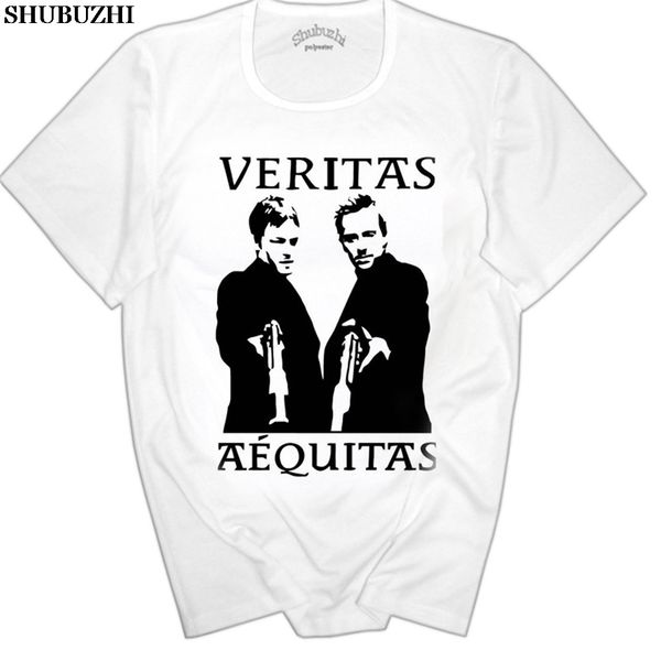

short sleeve the boondock saints t-shirt white norman reedus gun veritas aequitas tees shirt euro size