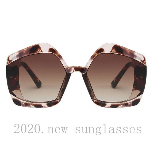 

2020 New Fashion Square Ladies Sunglasses Classic Brand Design Square Men's Glasses UV400 Large Frame Polygon Sunglasses FML