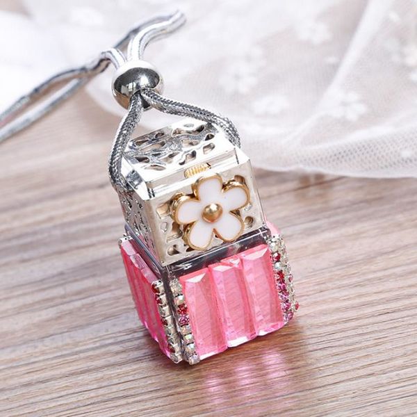 

car perfume essential oil glass empty bottle automotive interior home supplies decorate handmade diamond car-styling 200pcs
