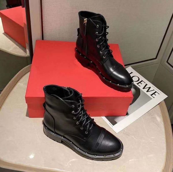 

fashion leather star women shoes woman leather short autumn winter ankle fashion women boots 04h2509, Black