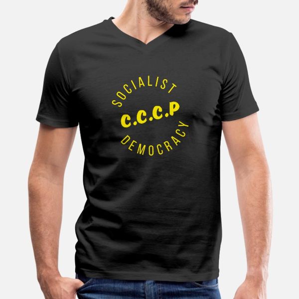 

cccp социалистическая демократия тенниска люди вязаные хлопок плюс размер 3xl одежда подарков базовая весна осень family рубашка