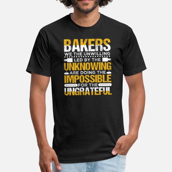 

bakers unknowing impossible ungrateful t shirt men knitted 100% cotton o neck standard fit comfortable spring vintage shirt