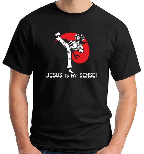 

2019 new summer tee shirt maglia maglietta t-shirt uomo tam0063 arti marziali karate karate judo sensei cool t-shirt