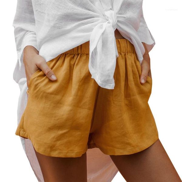 

for womens summer womens shorts casual losse high waisted shorts fashion natural color wide leg shorts clothing, Black;white