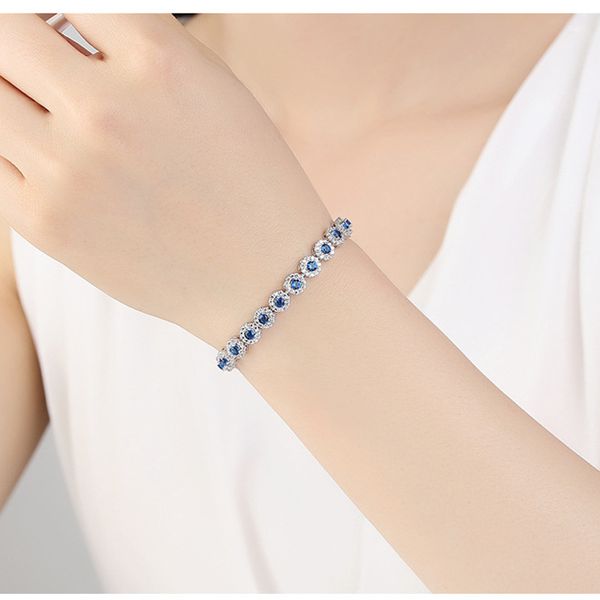 

round stone plt charm bracelet femme friend gift bangles bracelets for women pulseras mujer pulsera jewelry, Black