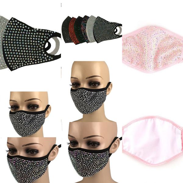 

защитные bling алмазный пыле bling моды маска рм2,5 mouth маски моющийся многоразовый j1rs j1gd1