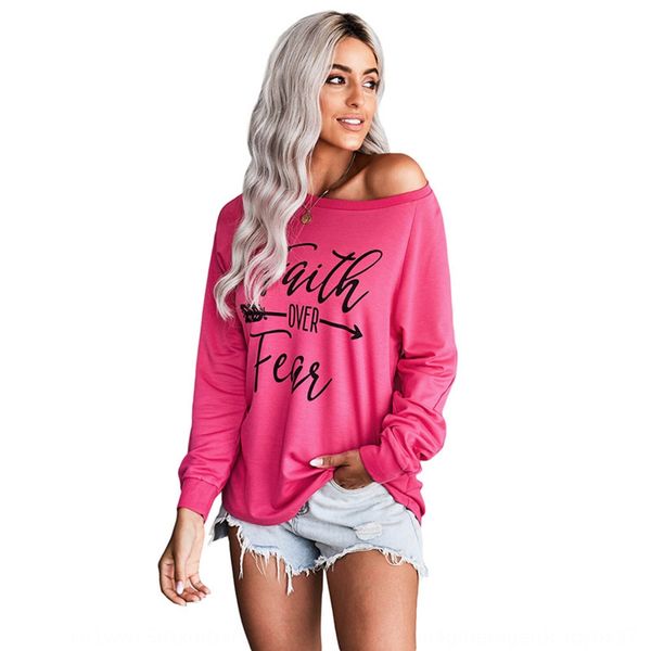 

shiying women's autumn new loose casual literal printing long sleeve round neck women's sweater sweater bn73v, Black