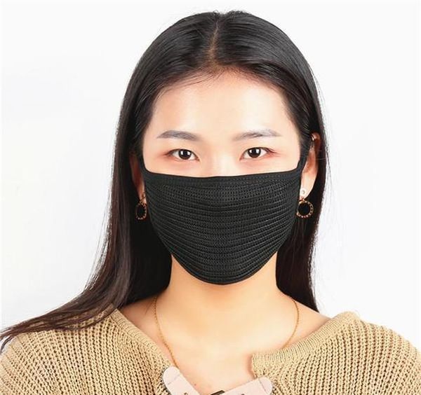 

anti-bacterial stock reusable masks respirator dust dustproof cover tools mouth washable mask ice in face silk pm2.5 cotton ncztl