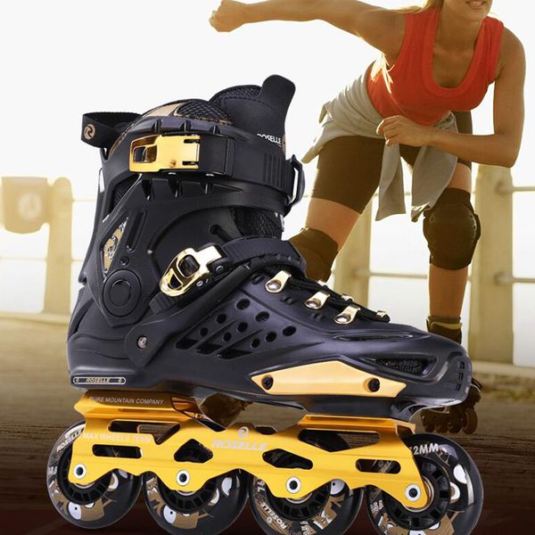 

single row roller skates men and women roller skates professional flat beginner in-line skating flash