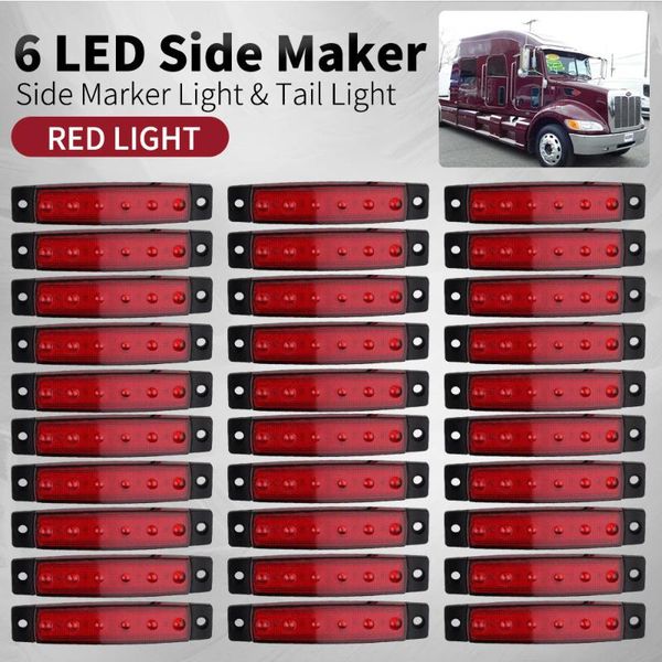 

1500 pcs 12v/24v 6 smd led autos bus truck lorry side marker