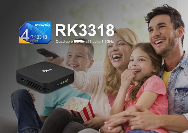 Tanix TX8 Smart TV Mi Box Android 9.0 Rockchip RK3318 Quad-core 4GB 32GB 64GB WiFi HDR 4K Media Player Set Top Box