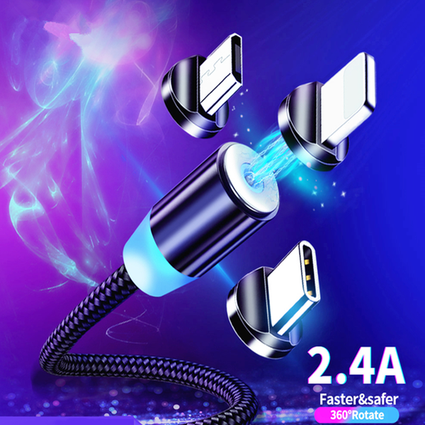 

magnetic phone cable micro usb type c charger magnet charging cord for iphone 11 pro xs max samsung xiaomi huawei wires