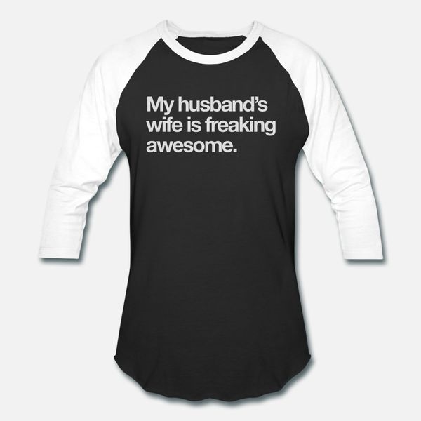 

husband s wife t shirt men printing cotton crew neck family gift fashion spring natural shirt