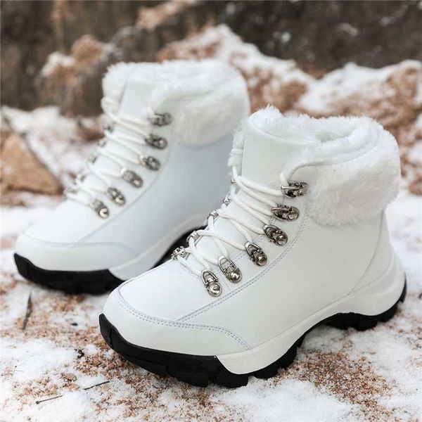 

fl jumpmore winter ankle boots women shoes increase short shoes women casual boots snow lining short plush, Black