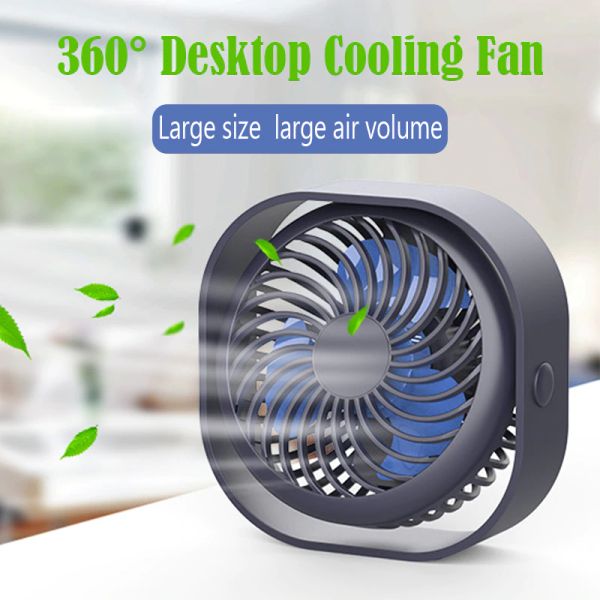 

electric fans lucog mini usb deskfan 3 speed personal portable cooling with 360 rotation adjustable angle for office household traveling