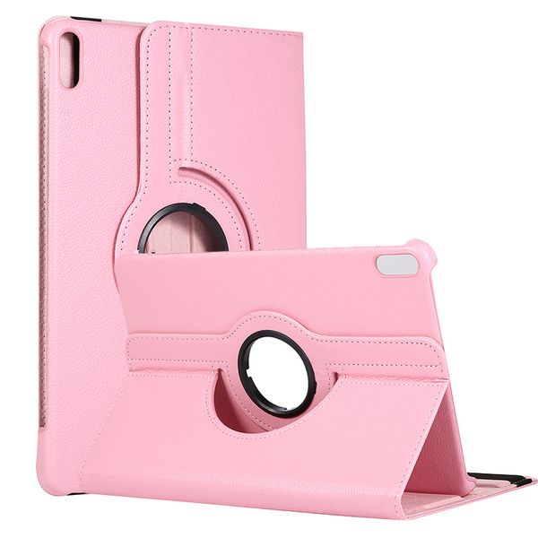 

360 rotation kickstand litchi leather case for huawei matepad pro 10.8 10.4 flip cover