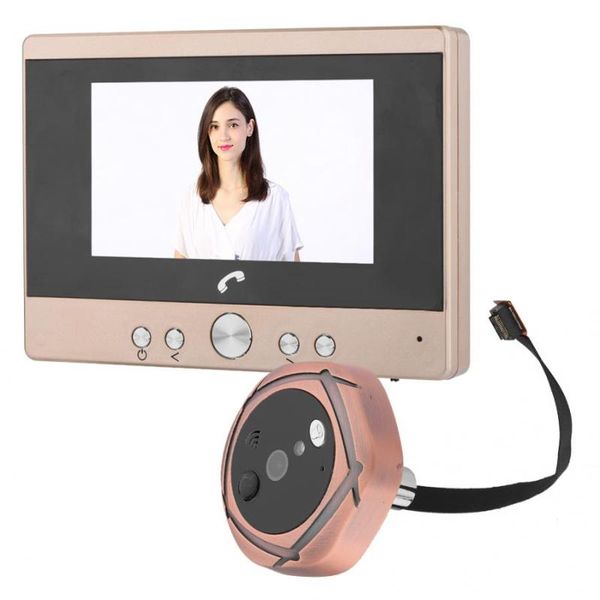 

doorbells 4.3 inch colorful digital intercom doorbell door viewer home security camera mirilla deurbel campainha
