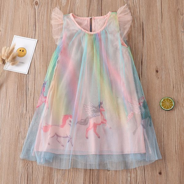 

girlscartoon pony fairy sleeveless girlscartoon pony princess dress fairy sleeveless princess dress 9kknq, Black;gray