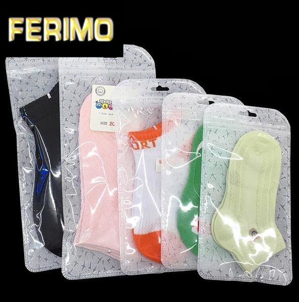 

reclosable white case seal phone clear packaging bag small pouch bag plastic 50pcs packing self for socks gbeds