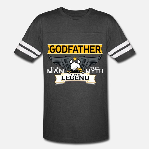 

godfather the man the myth the legend t shirt men character tee shirt round collar clothing graphic authentic summer natural shirt
