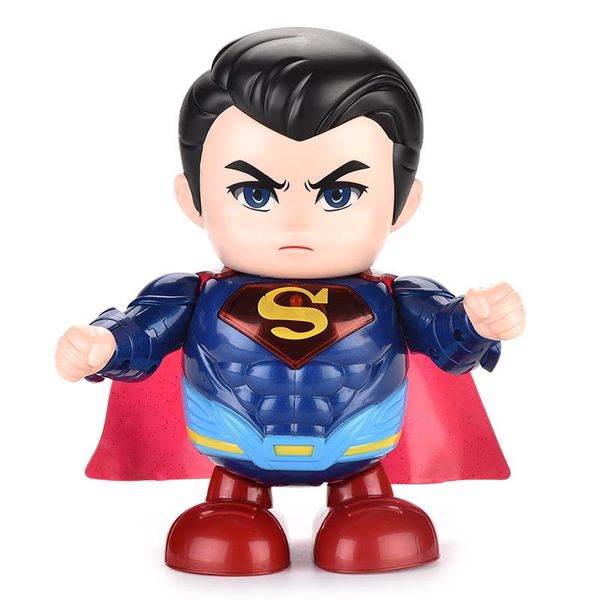 

dazzle dance spider man batman avengers action figure marvel action figures toy led light with dynamic music robot hero electric toy 09