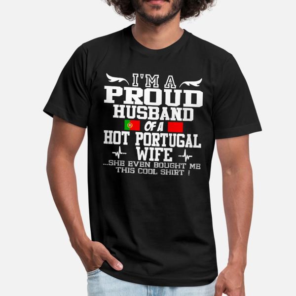 

portugal wife 11119092012891289121 png t shirt men customized 100% cotton round neck basic solid anti-wrinkle breathable spring shirt