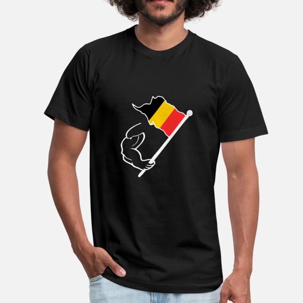 

belgium t shirt men designing cotton crew neck trend anti-wrinkle funny casual spring autumn slim shirt