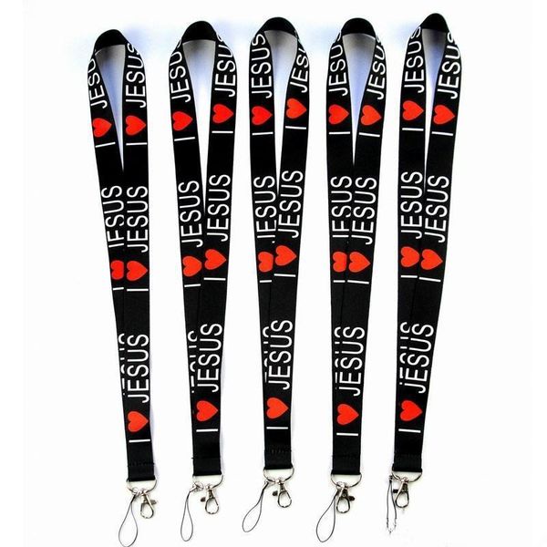 

jesus for black phone cell straps chain card quality i neck lanyard love good mp3/4 id styles key fashion longdrake bjlgi