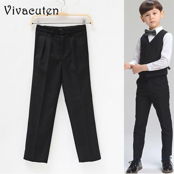 

boys ceremonial pants children kids formal trousers gentle boys pants for wedding fashion big boys formal classic costume f106, Blue
