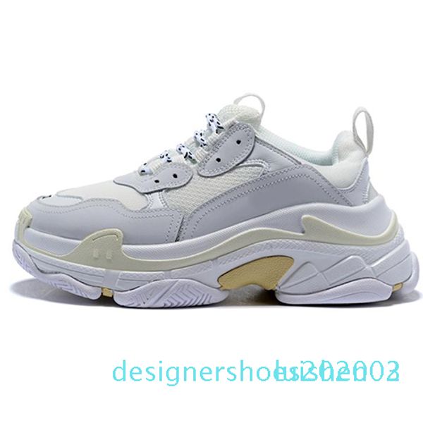 

2020 fashion designer triple s sneakers for men women black red white green casual dad shoes tennis increasing shoe size 36-45 1 s03