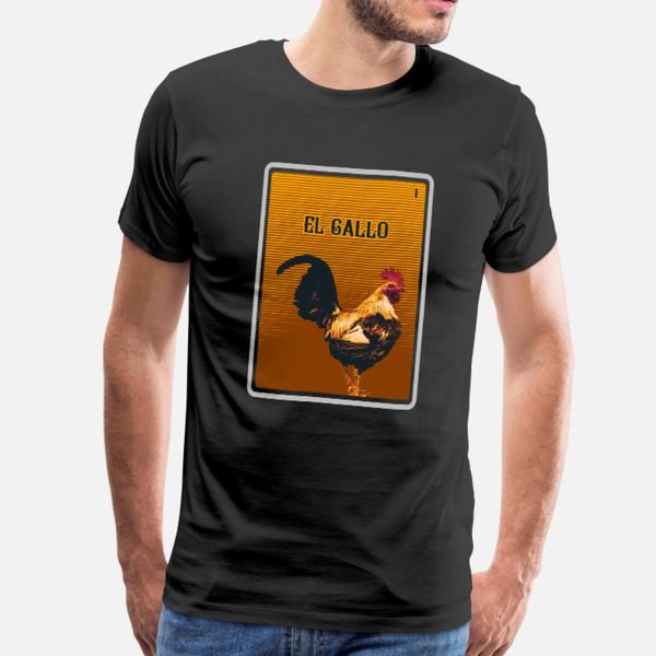 

el gallo i camiseta de loterismo t shirt men print cotton s-xxxl crazy funny summer style kawaii shirt