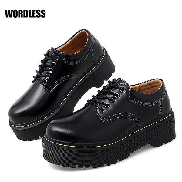 

2020 новые ботинки для женщин квадратный каблук женской обуви pu верхний водонепроницаемый дышащий шнуровка мода обувь zapatos де mujer, Black