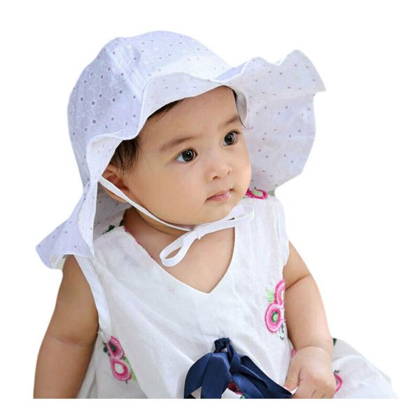

toddler baby girls kids summer bucket hat sun caps beach outdoor hat for 0-3y, Blue;gray