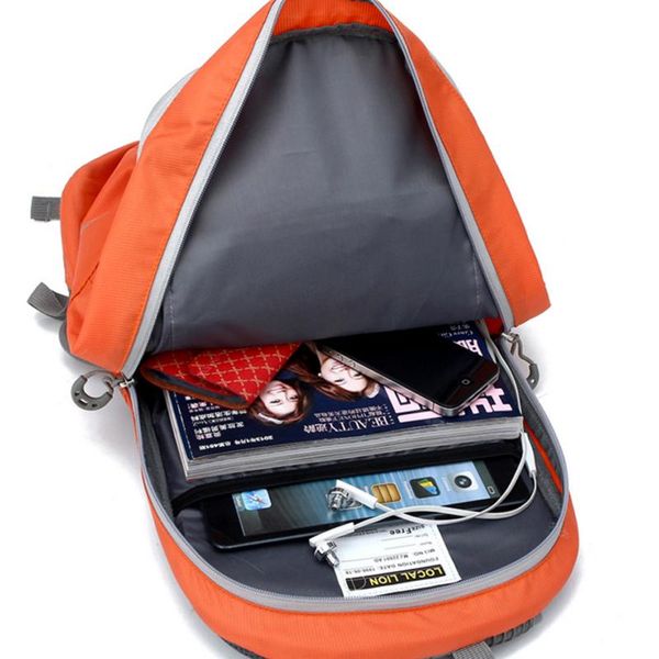 

new- 3d carrying system mountaineering riding travel hiking country running backpack 20l multi-color