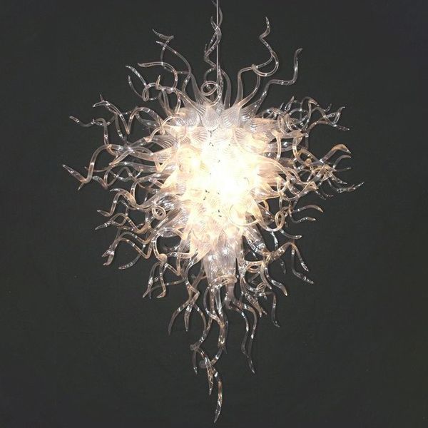 

modern blown glass chandelier lamps lighting transparent color pendant light art decor lamp for bedroom home decoration living room furnitur