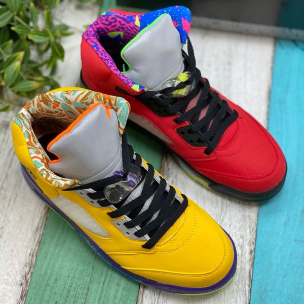 

2021 mens basketball shoes 5s what the good quality mens trainers 5 sports sneakers fashion outdoor comfortable size 7-13 with box