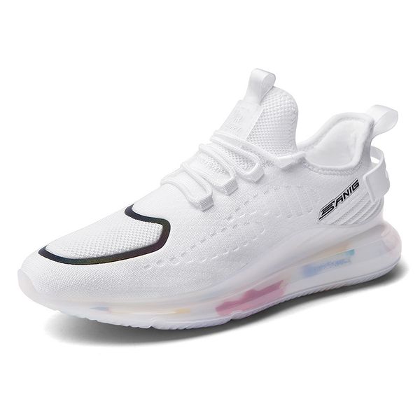 

2020 new high elastic flying woven coconut shoes fashion sports casual shoes popcorn running trendy men's zapatos de hombr