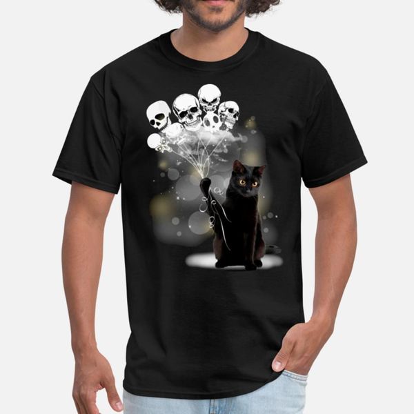 

black cat skull scare raglan sleeve animals play h t shirt men custom cotton s-xxxl pattern crazy new fashion spring autumn leisure shirt