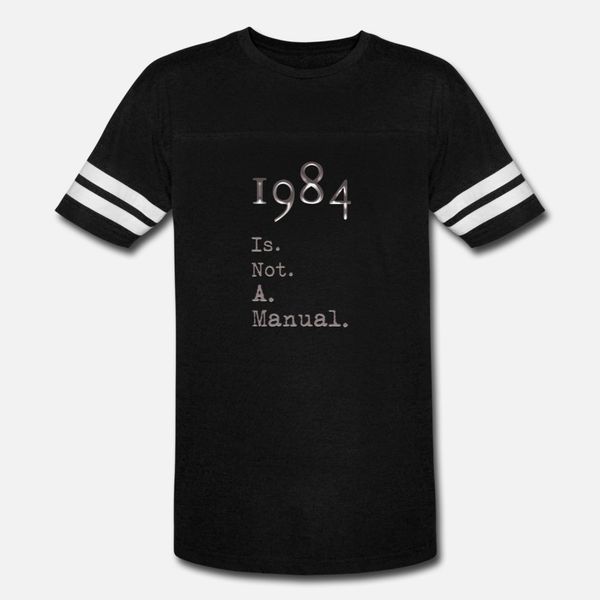 

1984 есть. не. a. руководство. тенниска мужчины печататься футболка o-neck костюм фитнес новая мода весна осень урожай рубашка