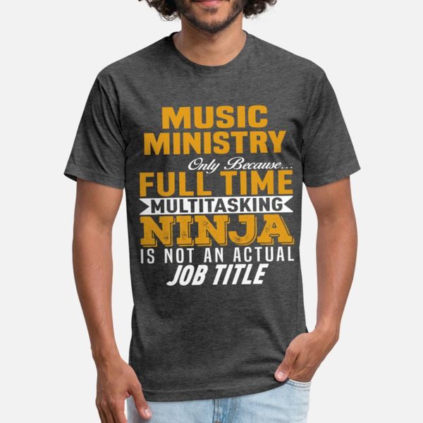

music ministry t shirt men character 100% cotton size s-3xl unique famous building spring slim shirt