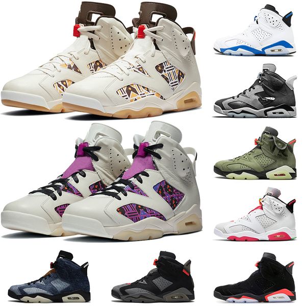 

2020 new quai 54 basketball shoes 6s jumpman mens smoke grey travis scotts hare sport blue gs black infrared women trainers sneakers 36-47