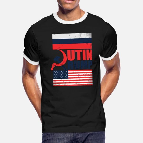 

putin trump democrats usa t shirt men knitted 100% cotton plus size 3xl original crazy humor summer unique shirt