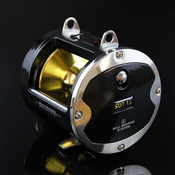

big game trolling sea fishing reel saltwater 55lb power 3.4:1 gear ratio 8bb boat fishing jigging reel