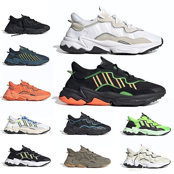 

ozweego men women casual shoes triple black white king push era pack reflective xeno bright mens trainers sports sneakers runners 36-45