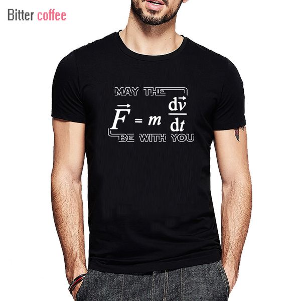 

лето новый хлопок o шея force be with you смешной math geek пединститута хлопковые рубашки для мужчин топы tee xs-xxl