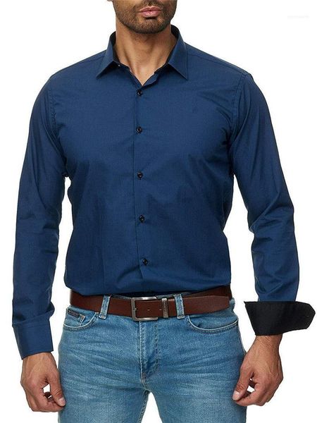 

spring designer mens business shirt mens long sleeve solid clothes fashion styles single breasted homme, White;black